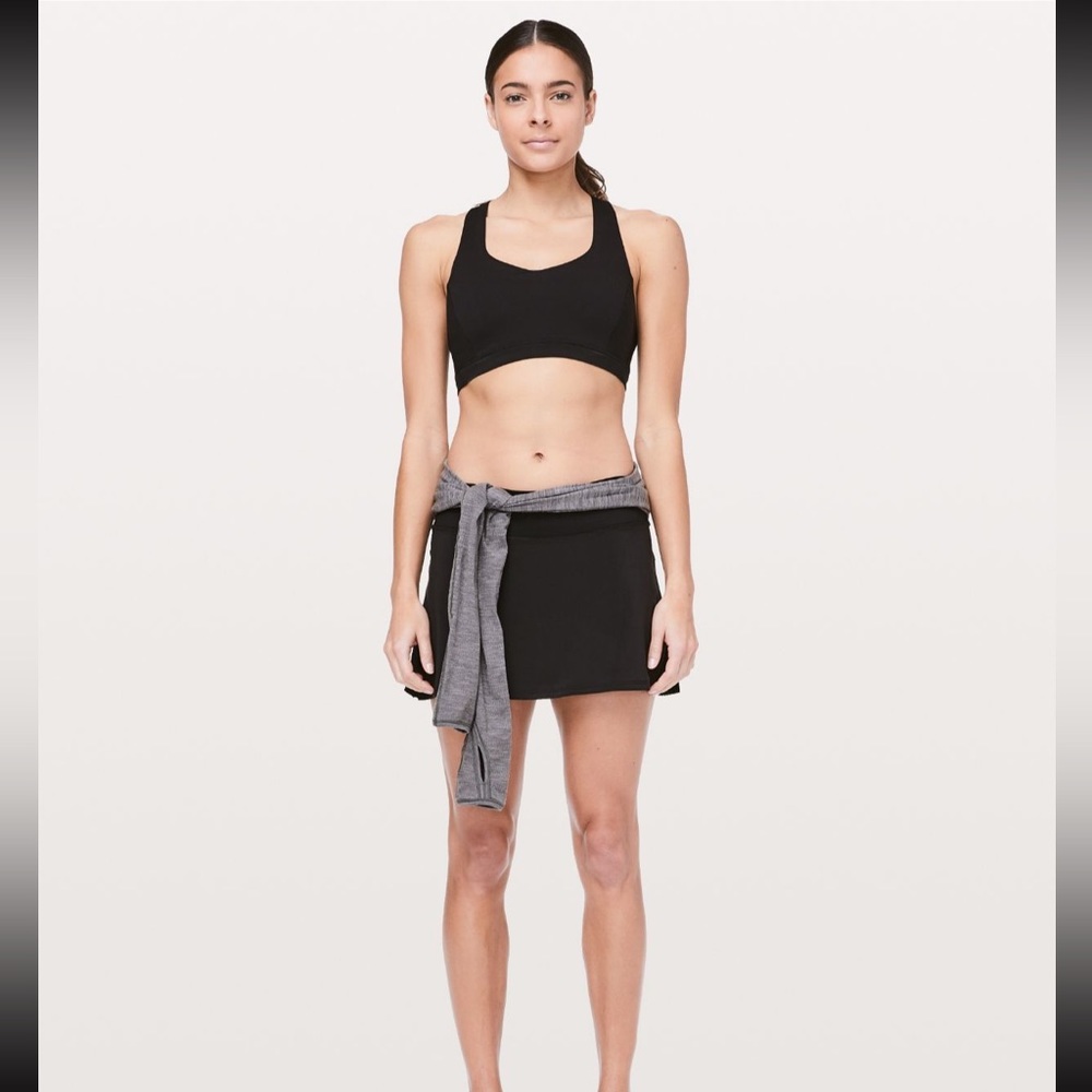 Play off the Pleats Mid Rise Skirt
